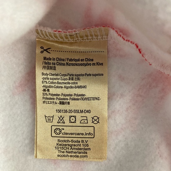 Scotch and Soda Women Crewneck Graphic Sweatshirt NWT - Picture 8 of 11